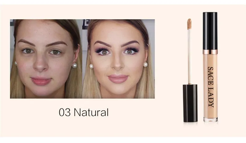 Full Cover Pro Makeup Concealer Cream Face Corrector Liquid Make Up Base