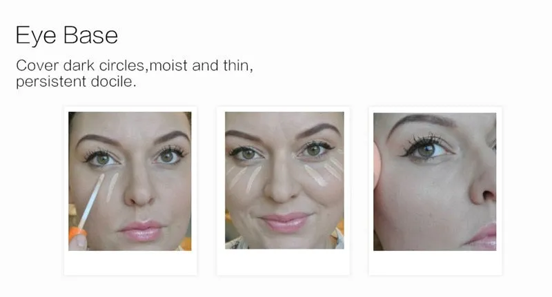 Full Cover Pro Makeup Concealer Cream Face Corrector Liquid Make Up Base