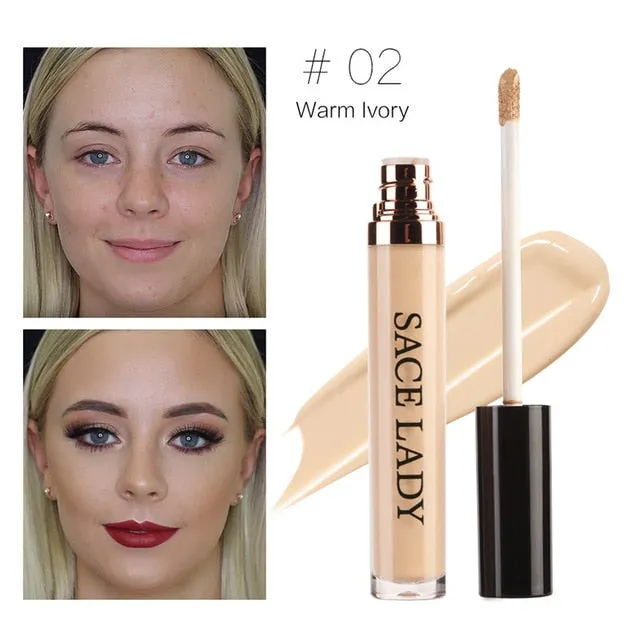 Full Cover Pro Makeup Concealer Cream Face Corrector Liquid Make Up Base