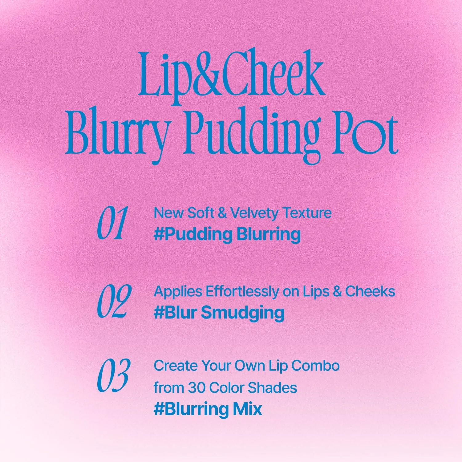 FWEE Lip&Cheek Blurry Pudding Pot (16colors)   RANDOM KEYCHAIN / Fingerlike Silicone Lip Brush