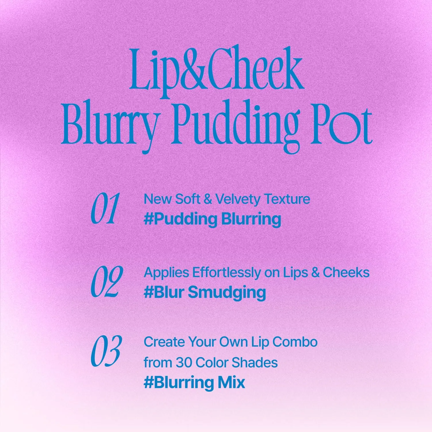 FWEE Lip&Cheek Blurry Pudding Pot (16colors)   RANDOM KEYCHAIN / Fingerlike Silicone Lip Brush