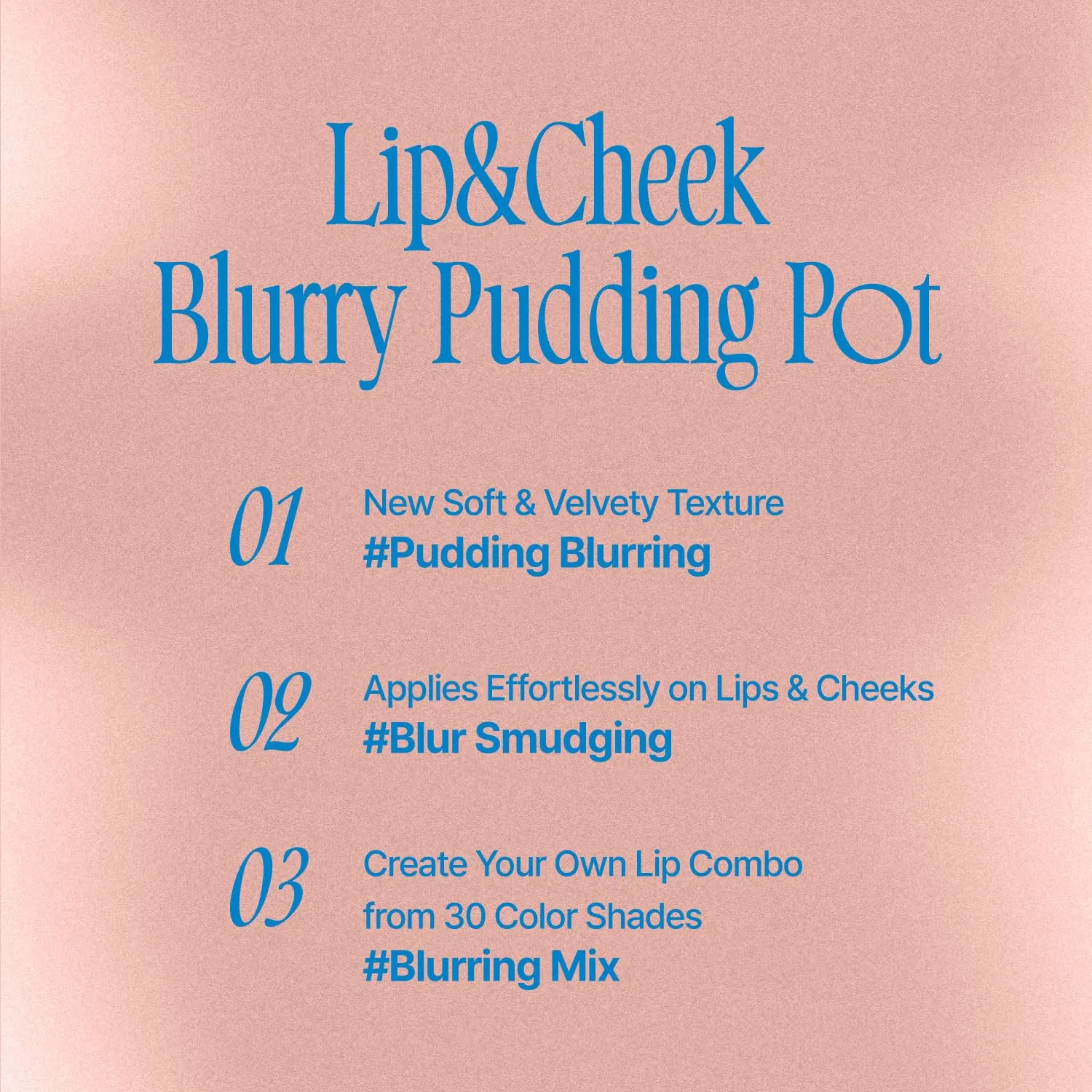 FWEE Lip&Cheek Blurry Pudding Pot (16colors)   RANDOM KEYCHAIN / Fingerlike Silicone Lip Brush