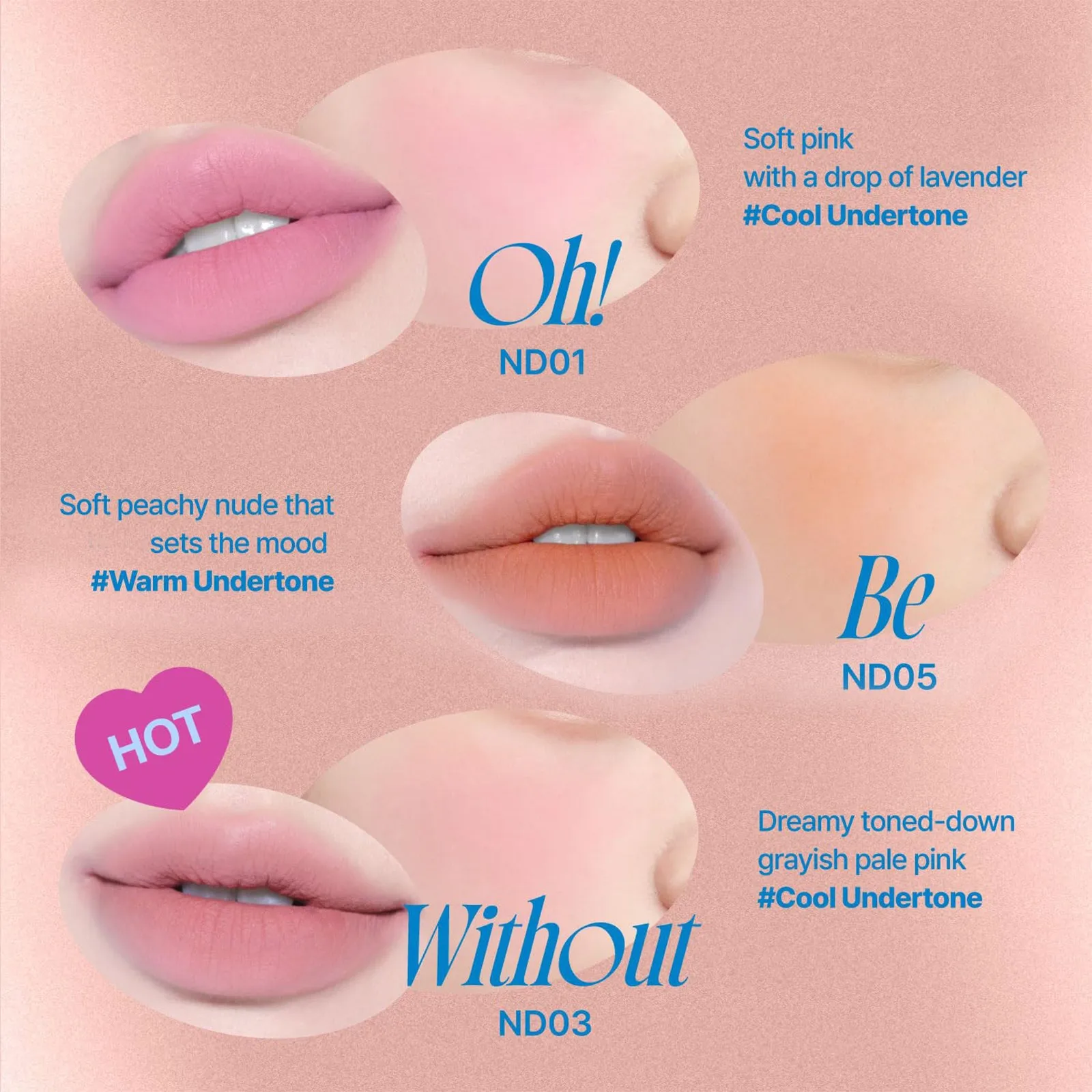 FWEE Lip&Cheek Blurry Pudding Pot (16colors)   RANDOM KEYCHAIN / Fingerlike Silicone Lip Brush
