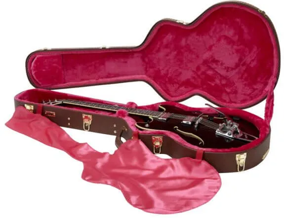 Gator GW-335-BROWN Deluxe Wood Series Semi-Hollow Guitar Deluxe Wood Case