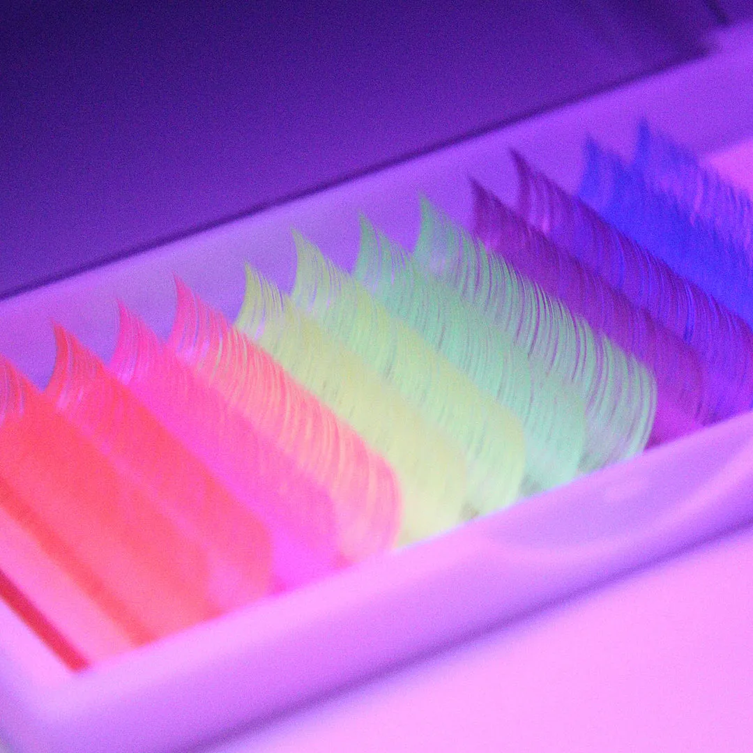 GladGirl Mixed Color Lashes UV Neon Bright Eyes