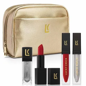 Glam Bag Reds & Silver Set