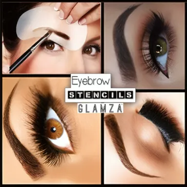 Glamza Eyebrow Stencils with Free UK Delivery!