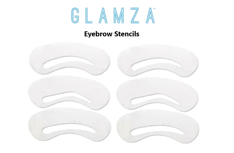 Glamza Eyebrow Stencils with Free UK Delivery!