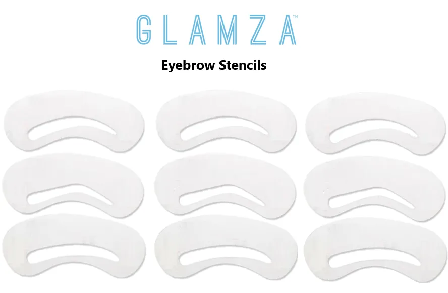 Glamza Eyebrow Stencils with Free UK Delivery!