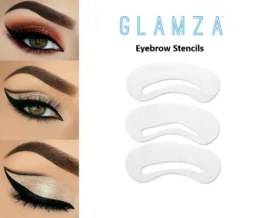 Glamza Eyebrow Stencils with Free UK Delivery!