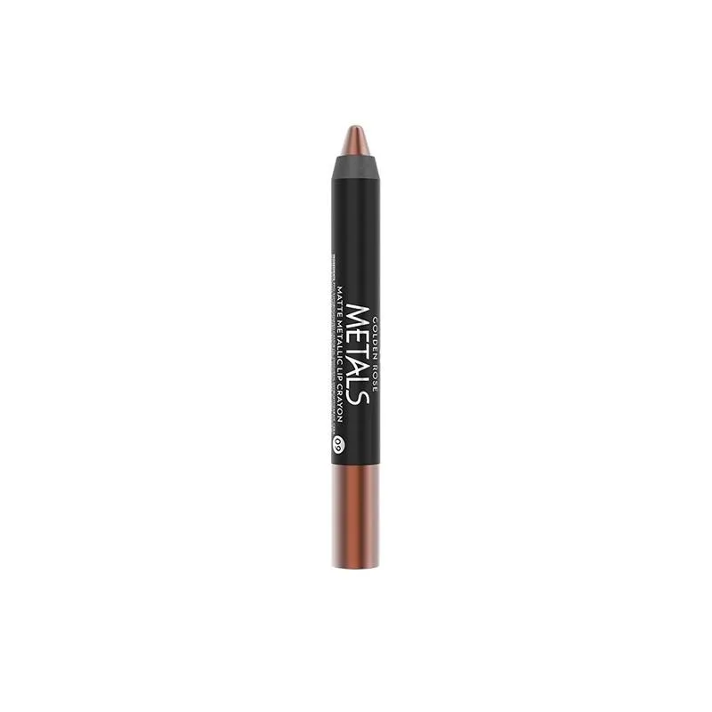 GOLDEN ROSE Metals Matte Metallic Lip Crayon