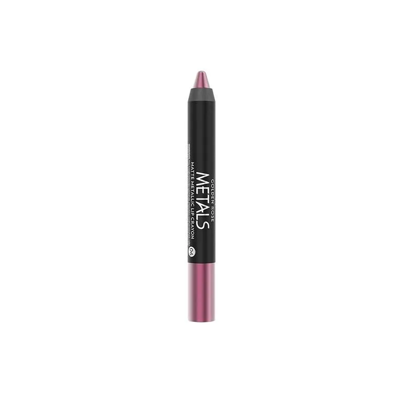 GOLDEN ROSE Metals Matte Metallic Lip Crayon