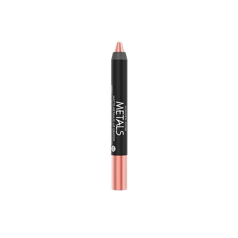 GOLDEN ROSE Metals Matte Metallic Lip Crayon