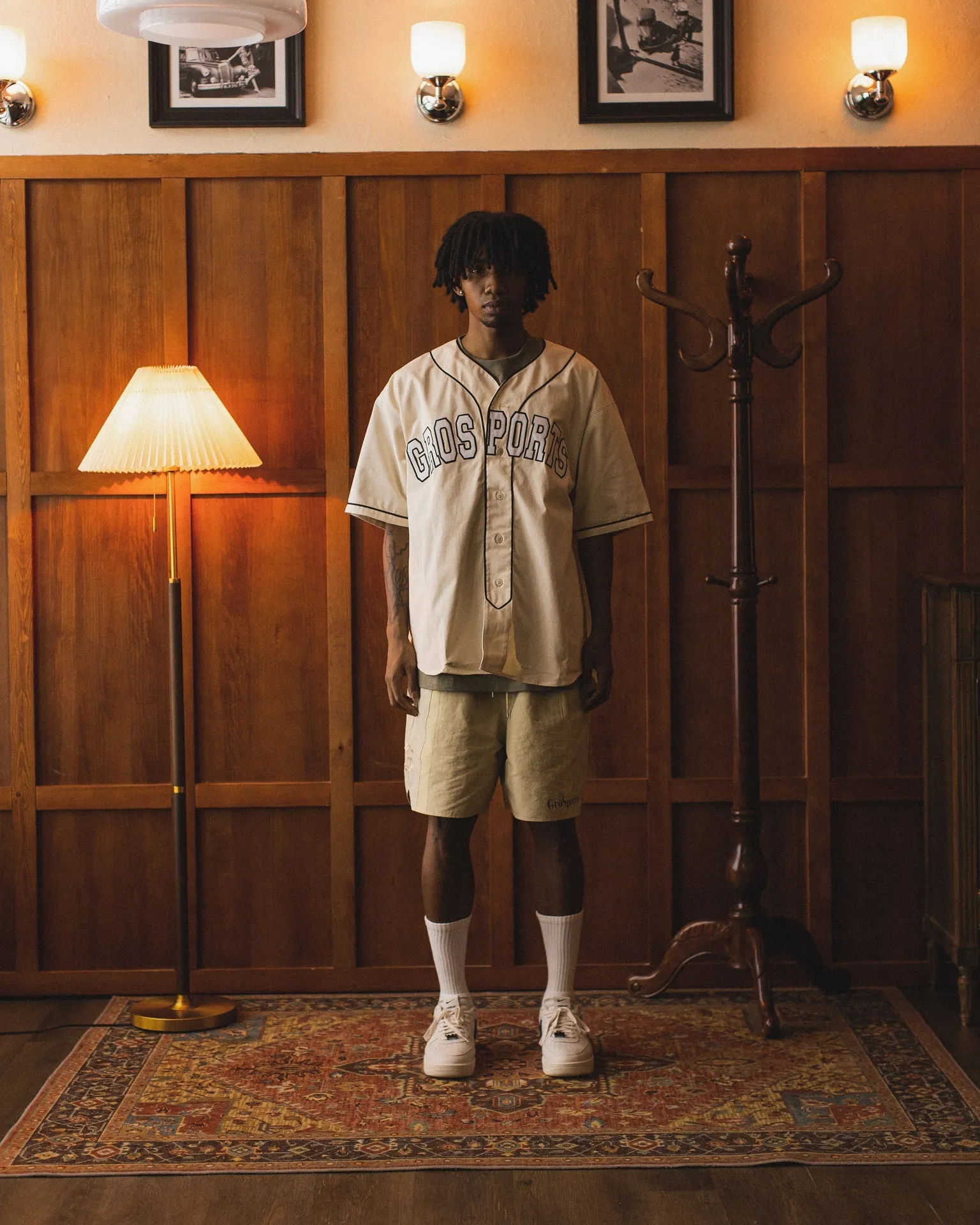 GROSPORTS BASEBALL JERSEY/ IVORY