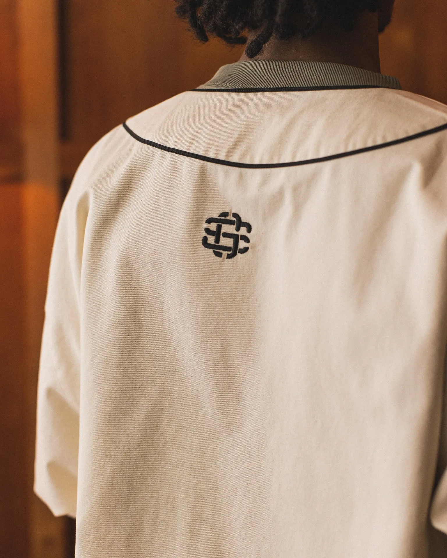 GROSPORTS BASEBALL JERSEY/ IVORY