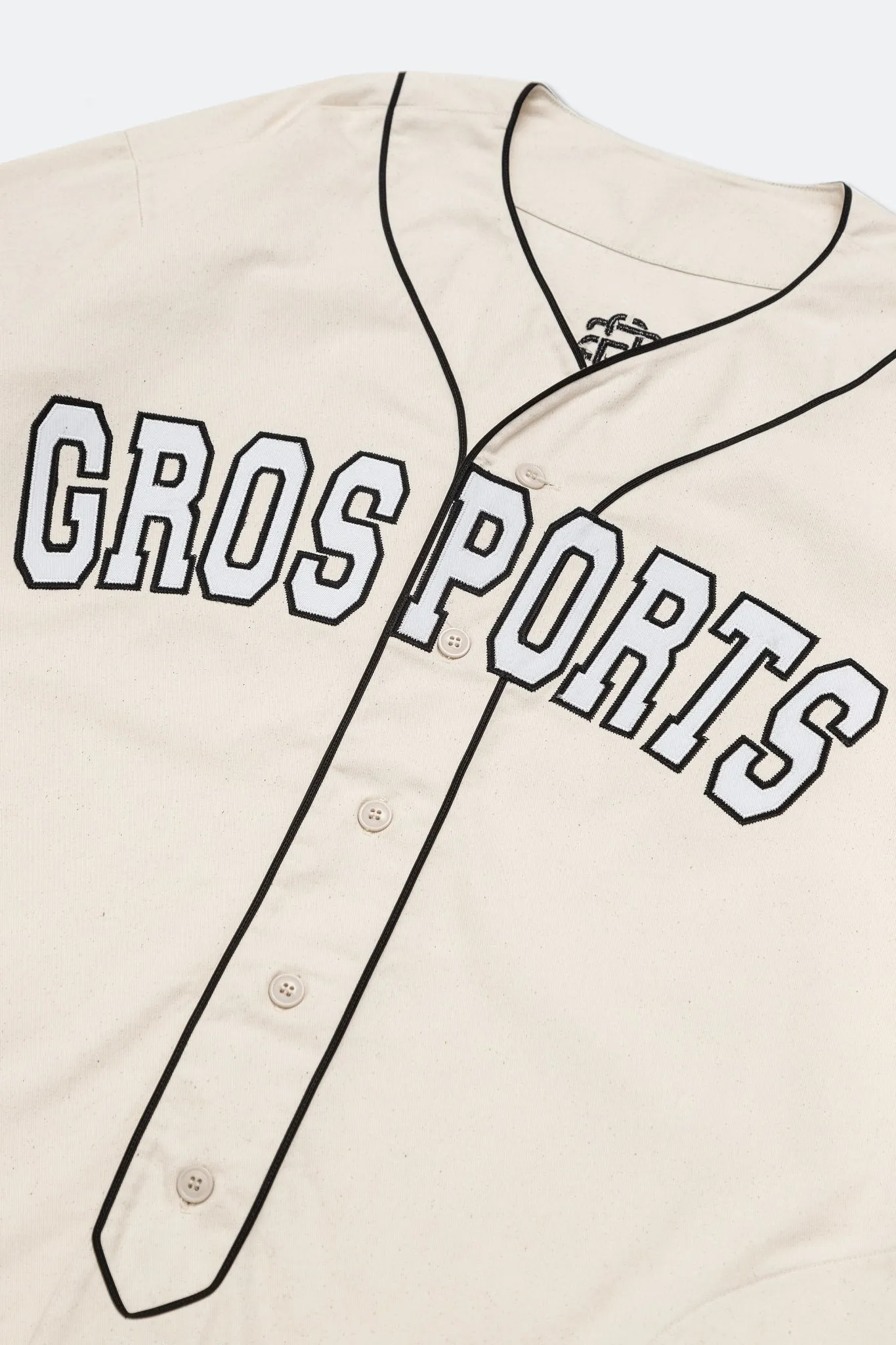 GROSPORTS BASEBALL JERSEY/ IVORY