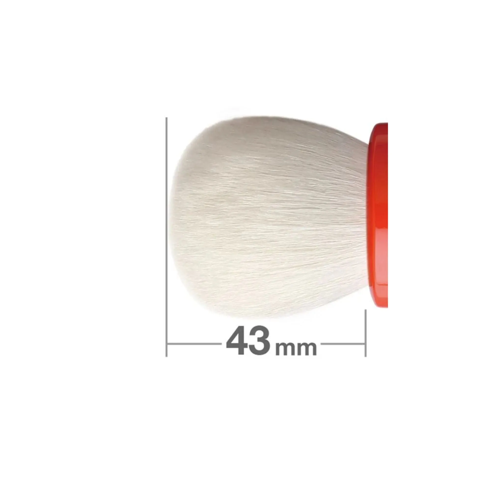 Hakuhodo Kinoko (Kabuki-Style) Brush Vermillion