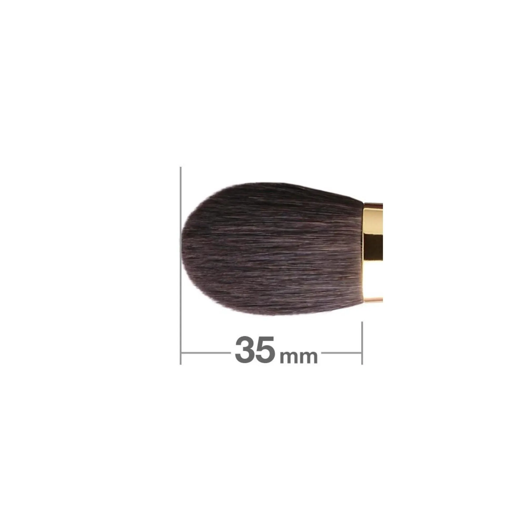 Hakuhodo S111 Blush Brush Round & Flat, S100 Vermillion Series