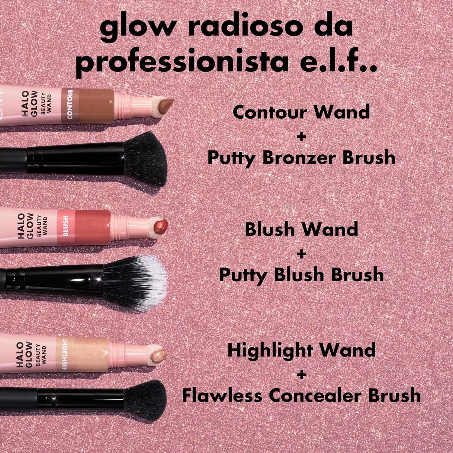 Halo Glow Blush Beauty Wand for Radiant, Flushed Cheeks, Infused with Squalane, Vegan & Cruelty-Free, Rosé You Slay