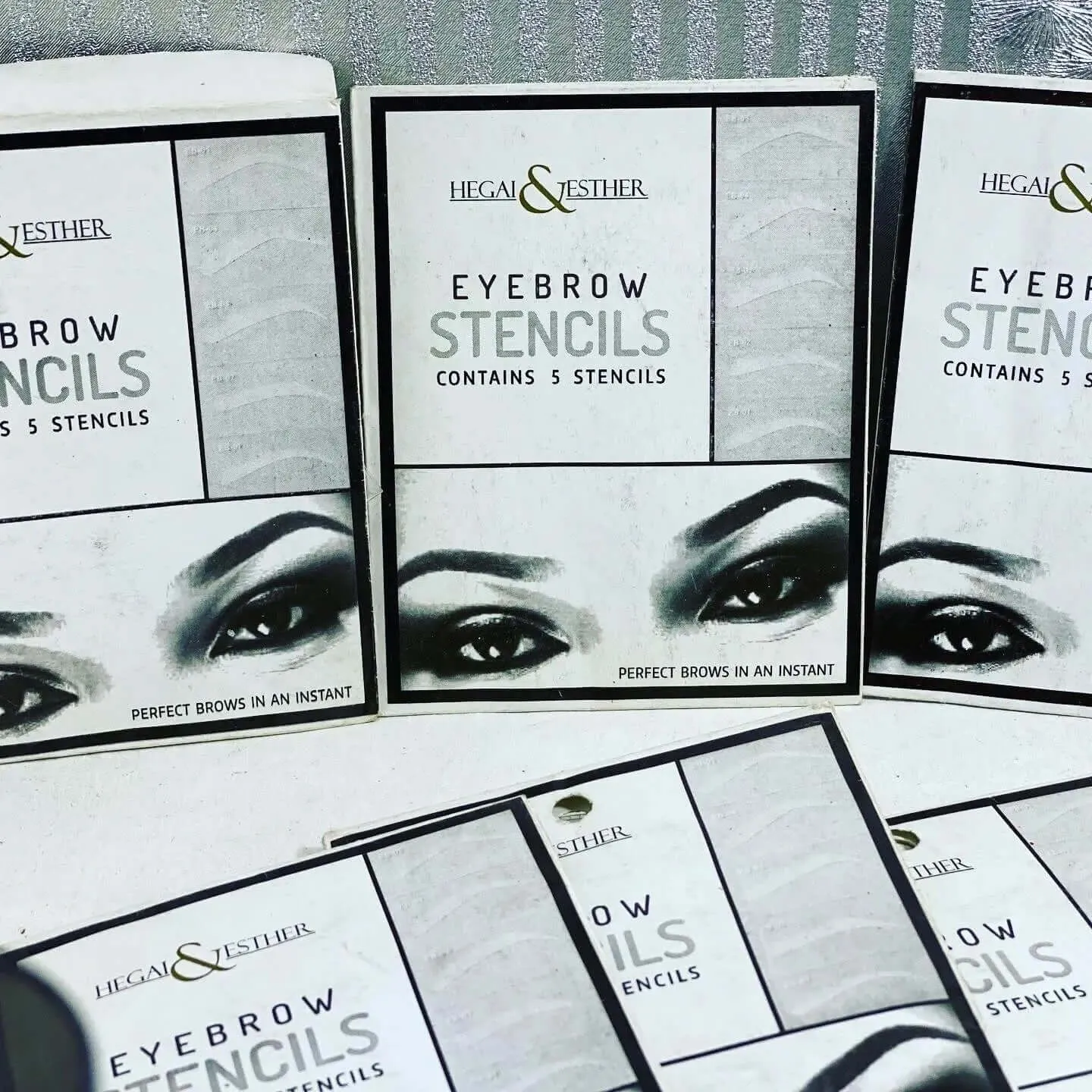 Hegai & Esther Eyebrow Stencils
