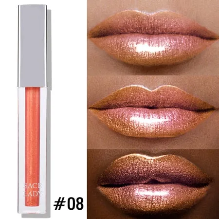 High Shine Lip Lacquer Makeup Smooth Build-able Intense Glitter Lip Gloss Beauty Sexy Make Up Moisturizing Cosmetic