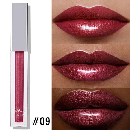 High Shine Lip Lacquer Makeup Smooth Build-able Intense Glitter Lip Gloss Beauty Sexy Make Up Moisturizing Cosmetic
