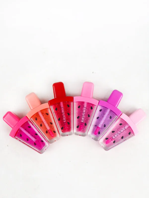 Hudamoji 1 Piece  Magic Watermelon Lip Gloss