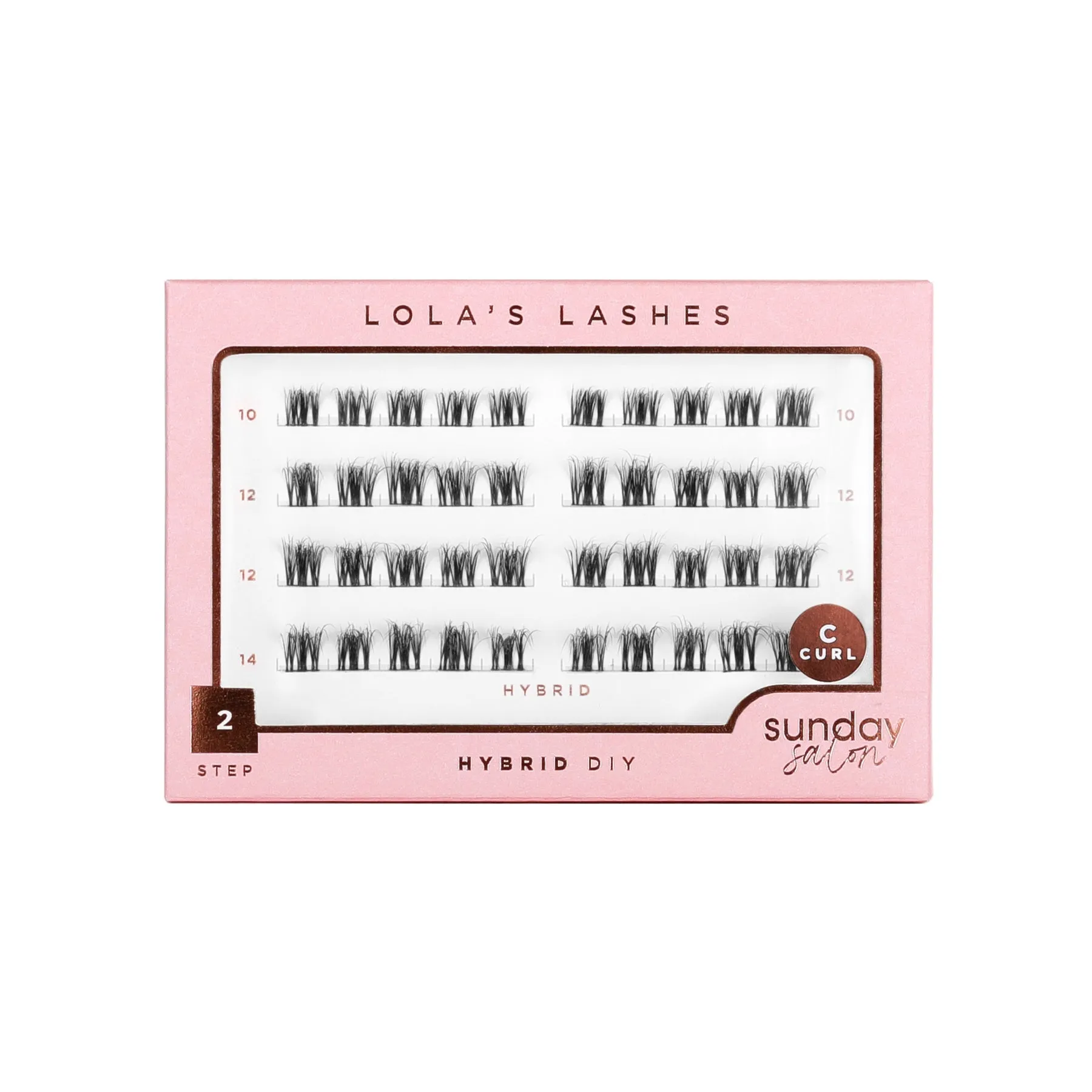 Hybrid Mixed Length DIY Cluster Lashes
