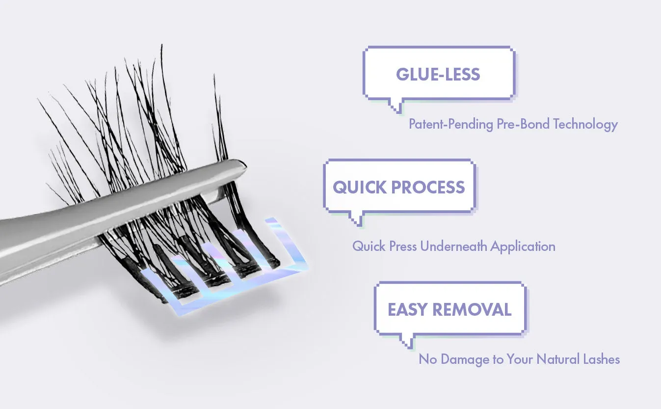 i-Envy Press & Go Press On Cluster Lashes 18 Pack