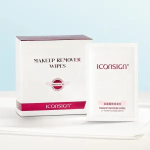 Iconsign: 30-Piece Plus Size Pure Cotton Makeup Remover Pads – Naturally Soft, Absorbent, and Gentle, Perfect for Facial and Eye Makeup Removal, Double-Sided Stretchable Square Cotton Puff