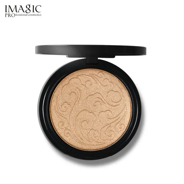 IMAGIC Highlighter Powder Fashion Women Bronzer powder High lighter Powder makeup professional brightening facial contour 1pcs