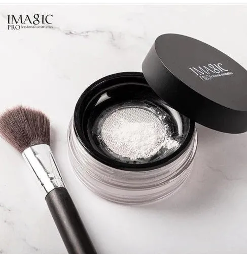 Imagic Professional Loose Powder Combo White   Banana Color