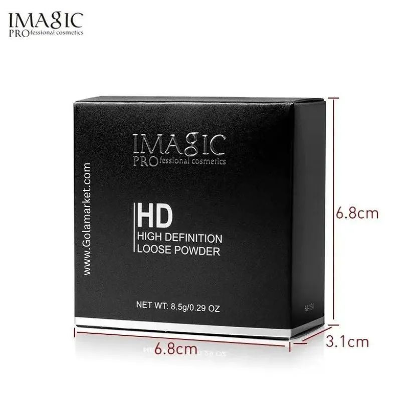 Imagic Professional Loose Powder Combo White   Banana Color