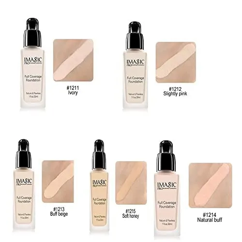 IMAGIC PROfessional Makeup Full Coverage Foundation Natural & Flawless