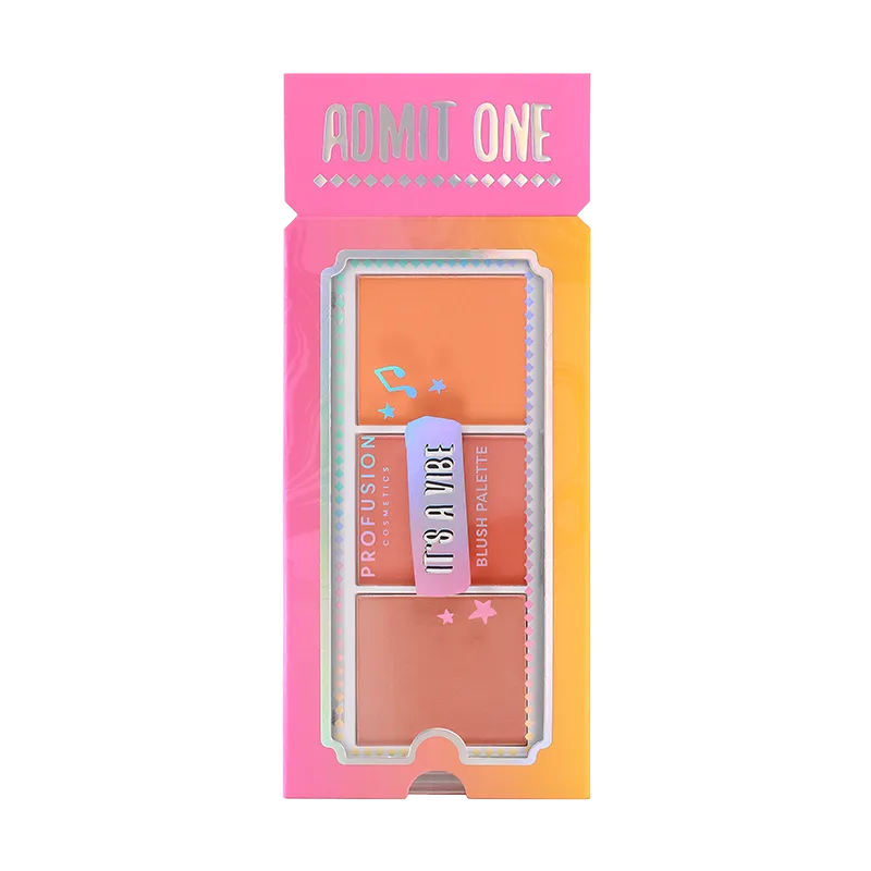 IT'S A VIBE | ADMIT ONE 3 SHADE BLUSH PALETTE