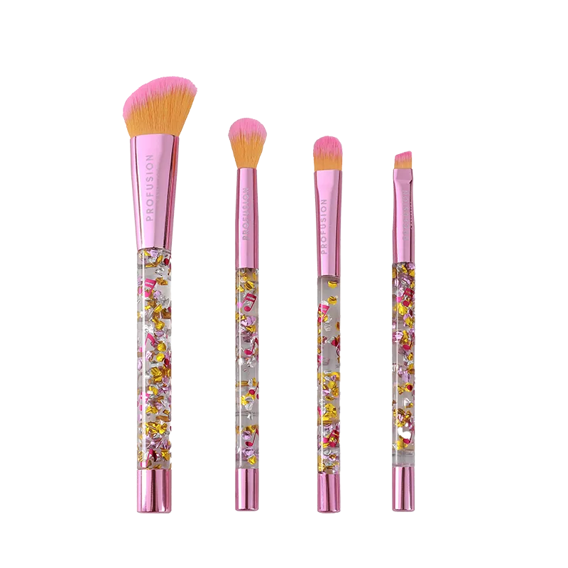 IT'S A VIBE | FEEL THE BEAT 4 PC FACE & EYE BRUSH SET