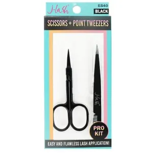 J-lash PRO KIT EYELASH SCISSORS   TWEEZERS