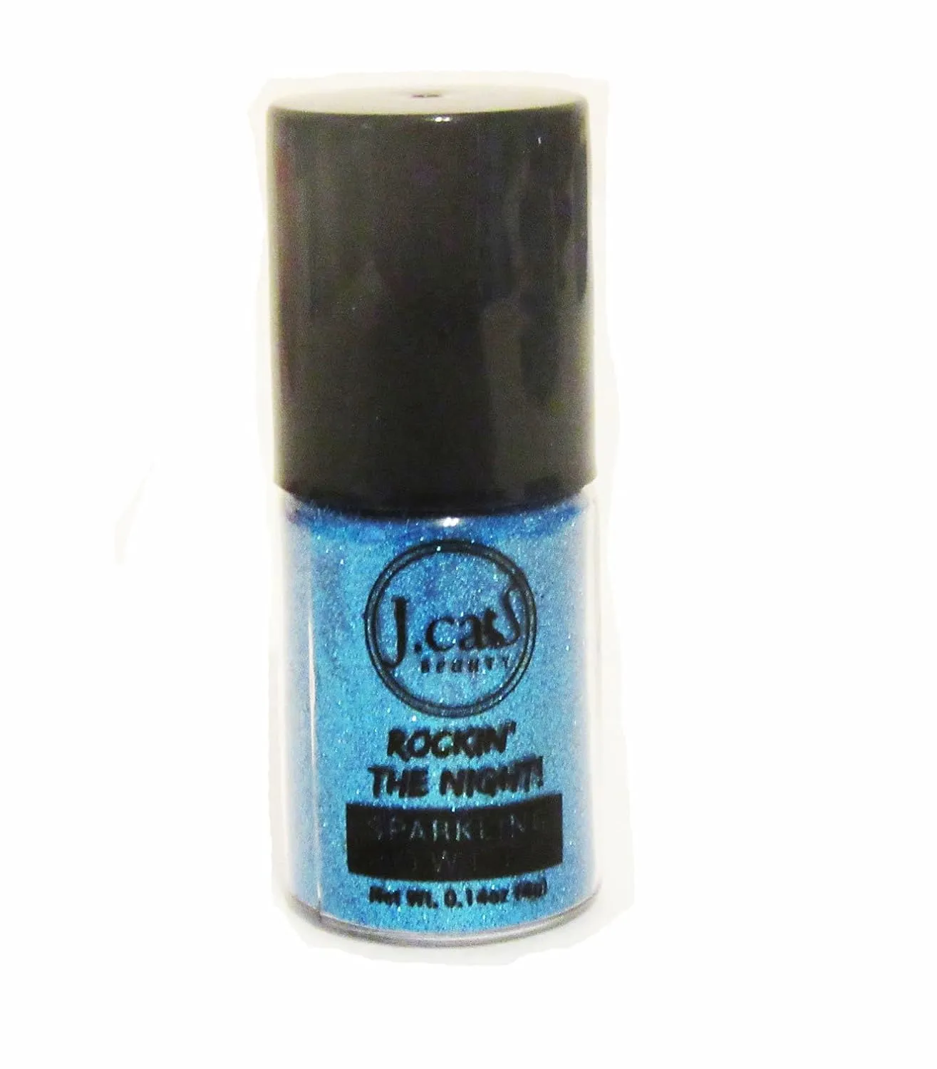 J.cat Beauty Mineral Base Loose Powder Sparkling Glitter Eye Shadow Pigments (Jungle Sapphire)