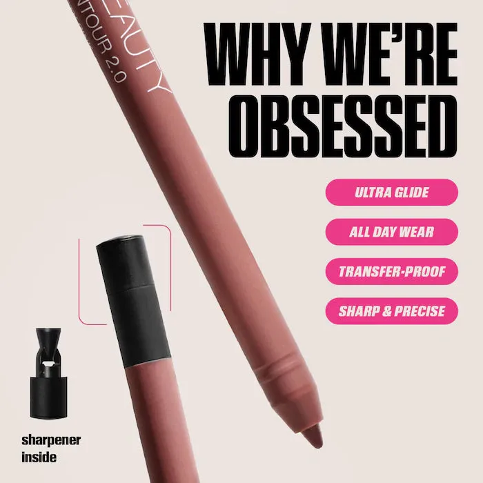 Juicy Bombshell Lip Gloss   Liner Set / Coco - Deep Brown Kit