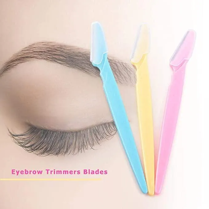 K Kudos Enterprise Multicolor Eyebrow Shaper Manual Razor For Girl (Pack of 2)