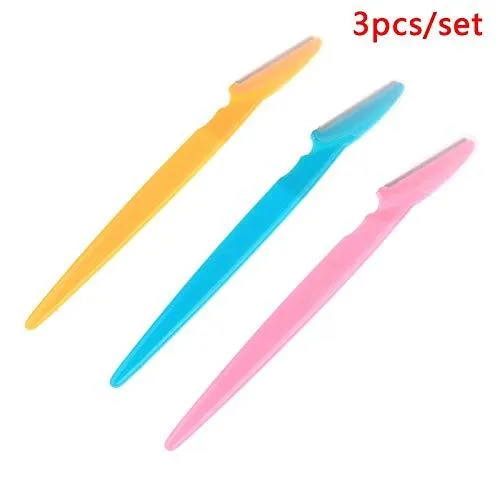 K Kudos Enterprise Multicolor Eyebrow Shaper Manual Razor For Girl (Pack of 2)