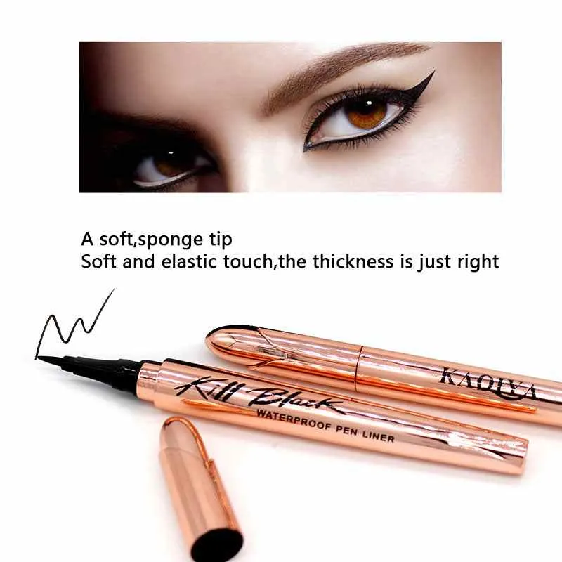 Kaqiya Best Waterproof Long Lasting Smudge Proof Smooth Quick Dry