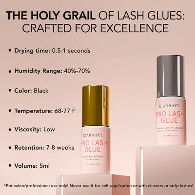 Kiara Sky Pro Lash Glue - Black