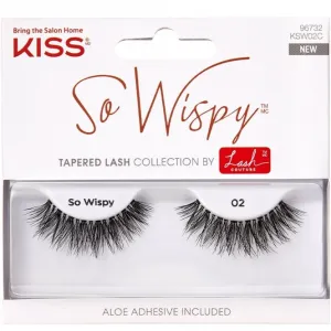 Kiss Strip Lashes 02 So Wispy Black
