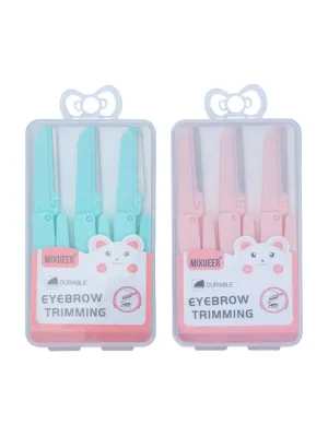Kit 3 Folding Eyebrow Razor Blades | طقم 3 شفرات للحواجب