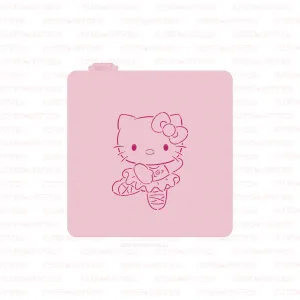 Kitty Ballerina PYO  Cookie Stencil