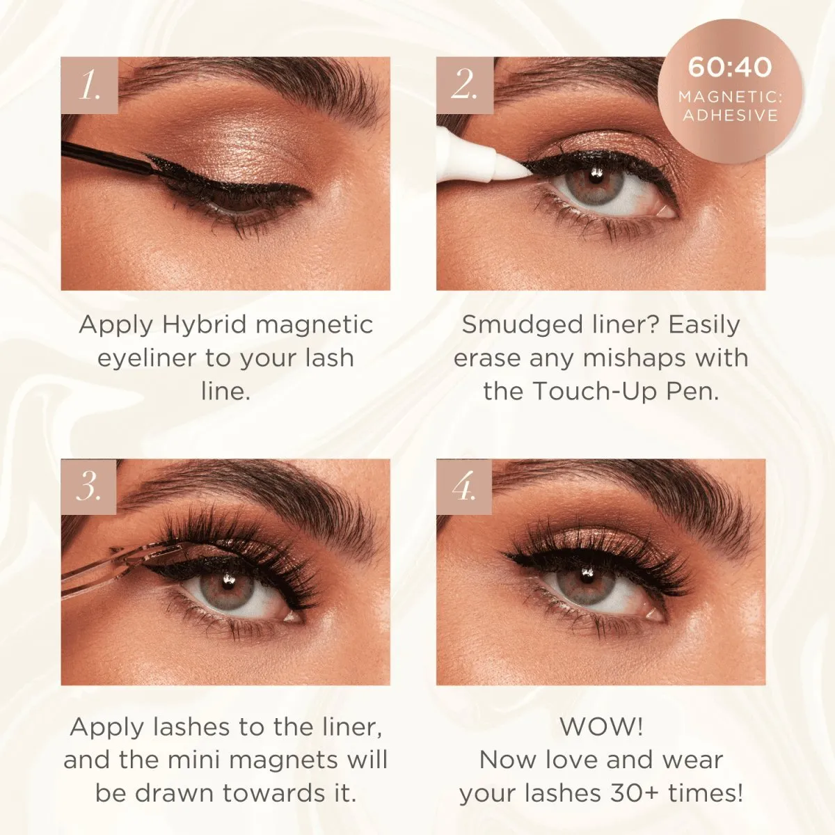 Kitty Hybrid  Magnetic Lash Starter Set