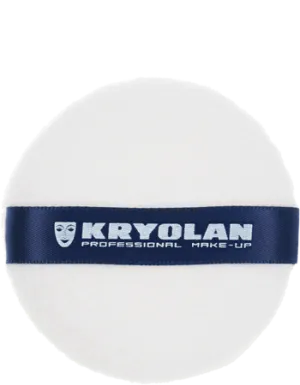 Kryolan Powder Puff - White - 7cm