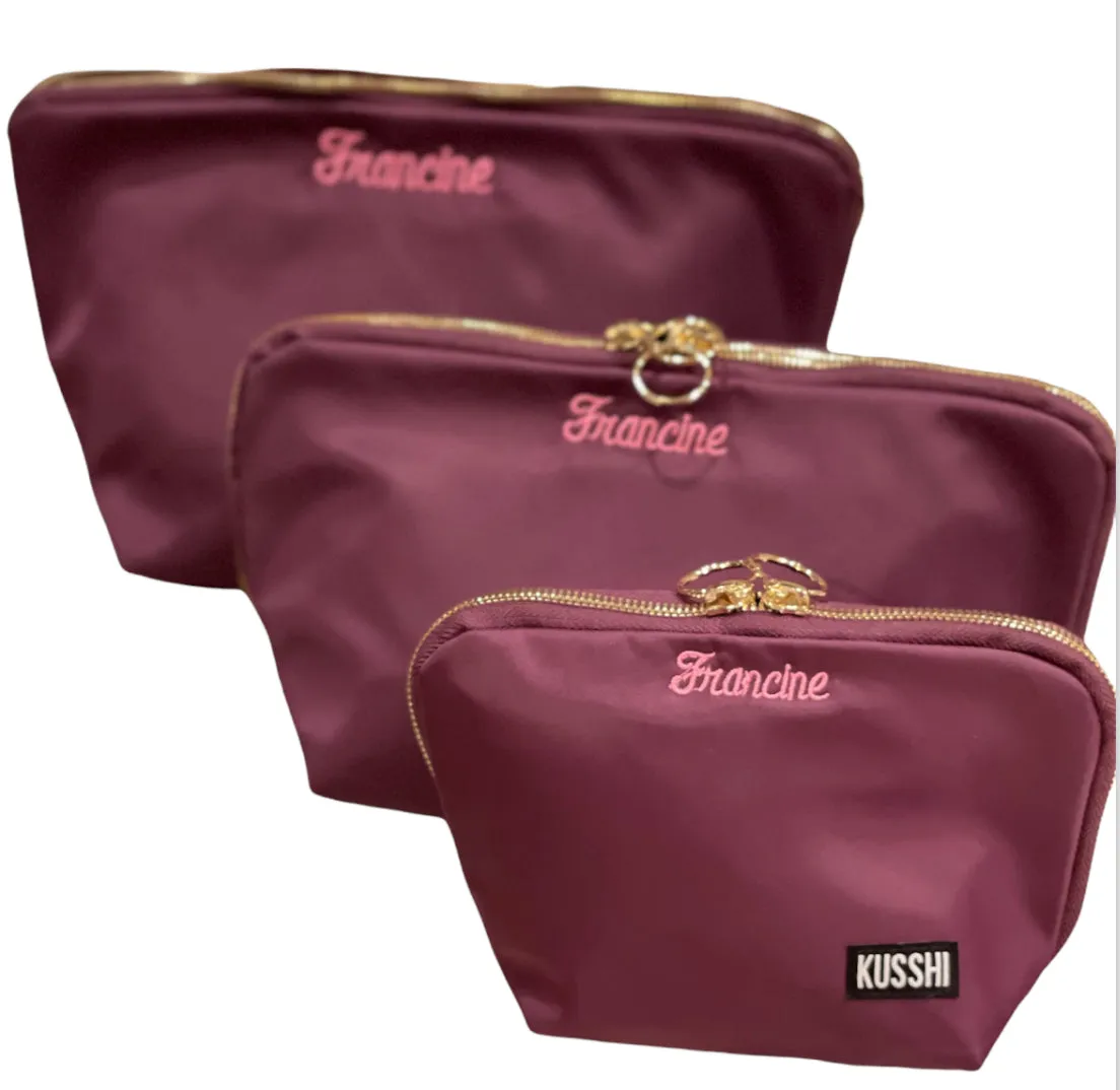 KUSSHI Fabric Makeup Bags