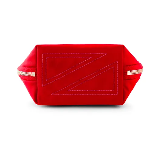 Kusshi - Vacationer Makeup Bag in Candy Apple/Pink